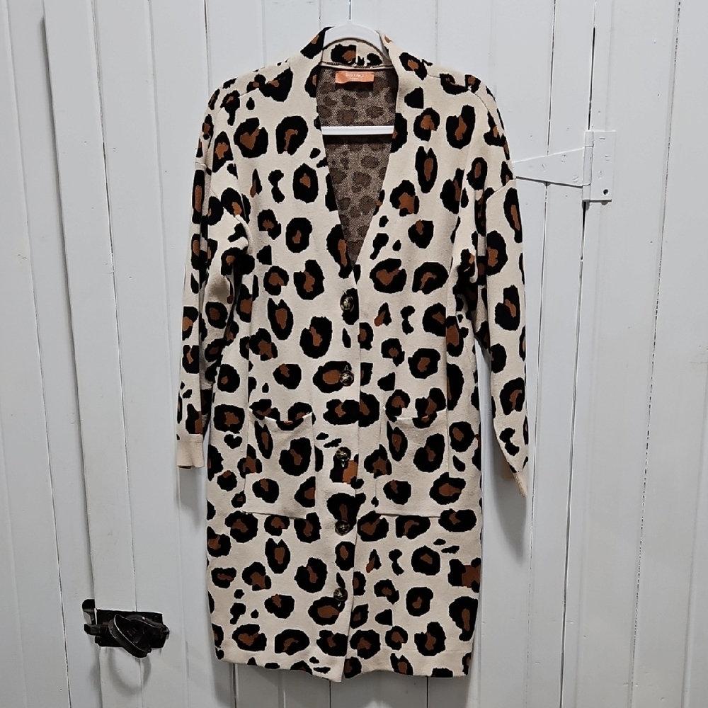 Soho Animal Print Cardigan